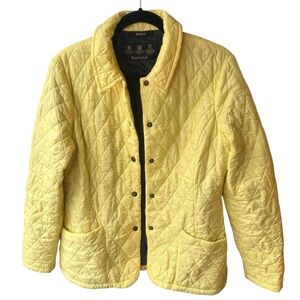 Barbour Yellow Quilted Jacket